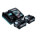 Makita BO 006 CGD201 Akku Deltaschleifer 40 V max. 100 x 150 mm 3,0 mm Hub Brushless + 2x Akku 2,5 Ah + Ladegerät + Makpac