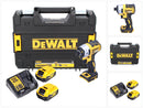DeWalt DCF 887 P2T Akku Schlagschrauber 18 V 205 Nm 1/4" Brushless + 2x Akku 5,0 Ah + Ladegerät + TSTAK