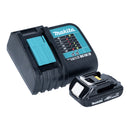 Makita ML 005 G SY1 Akku Baustellenleuchte 18 / 40 V max. 3.600 lm + 1x Akku 1,5 Ah + Ladegerät