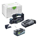 Festool HLC 82 EB-Basic Akku Hobel 18 V 82 mm Brushless + 1x Akku 8,0 Ah + Ladegerät + Systainer