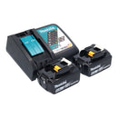 Makita DHP 492 RG Akku Schlagbohrschrauber 18 V 141 Nm Brushless + 2x Akku 6,0 Ah + Ladegerät