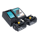Makita DHP 492 RMJ Akku Schlagbohrschrauber 18 V 141 Nm Brushless + 2x Akku 4,0 Ah + Ladegerät + Makpac