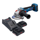 Bosch GWS 18V-11 Professional Akku Winkelschleifer 18 V 125 mm + 2x ProCORE Akku 4,0 Ah + Ladegerät