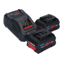 Bosch GWS 18V-11 Professional Akku Winkelschleifer 18 V 125 mm + 2x ProCORE Akku 5,5 Ah + Ladegerät