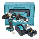 Makita DHP 492 RG1J Akku Schlagbohrschrauber 18 V 141 Nm Brushless + 1x Akku 6,0 Ah + Ladegerät + Makpac