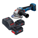 Bosch GWS 18V-11 Professional Akku Winkelschleifer 18 V 125 mm + 2x ProCORE Akku 5,5 Ah + Ladegerät