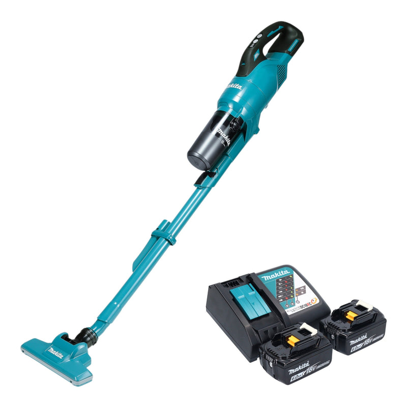 Makita DCL 286 FRG2 Akku Staubsauger 18 V 0,25 l Brushless + 2x Akku 6,0 Ah + Ladegerät