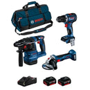 BOSCH BK3012BAG 18V Kit mit 2 Batterien 5,0Ah, Ladegerät und Tasche